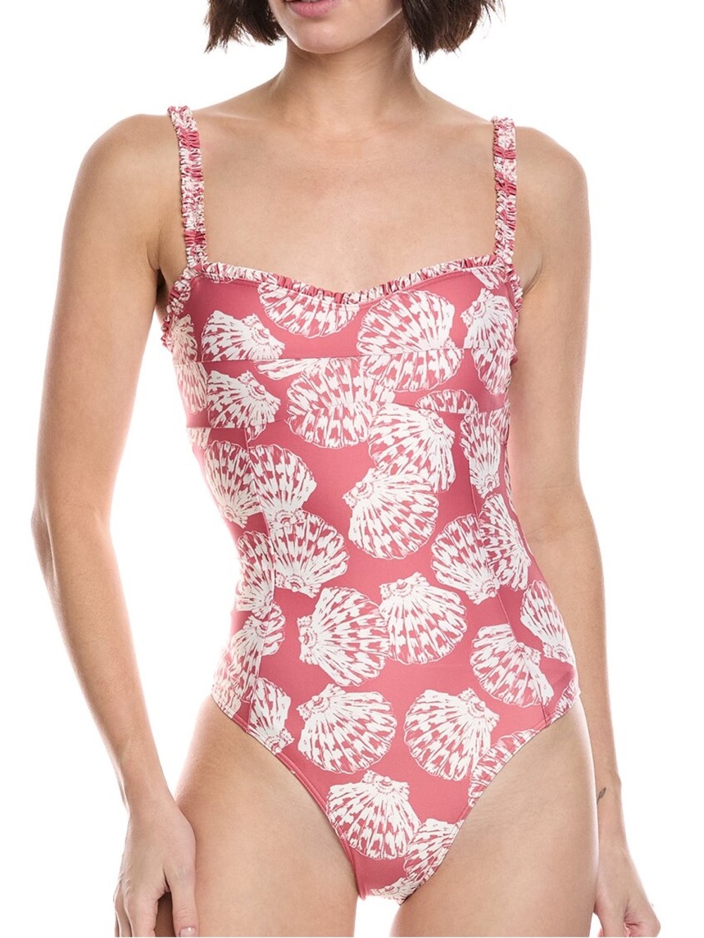 Summersalt The Mini Ruffle Sweetheart Coast One-Piece Swimsuit Size 6